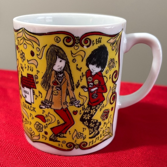 Other - Vintages 1970’s Illustrated Ceramic Coffee Mug